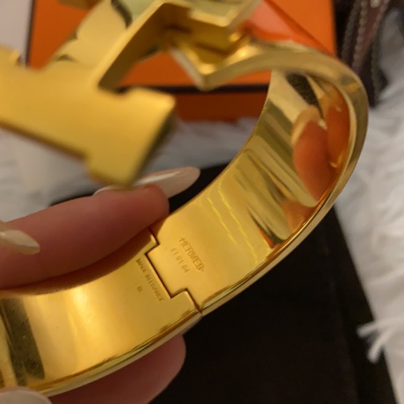 Hermès Orange Like new bracelet - Picture 5 of 6